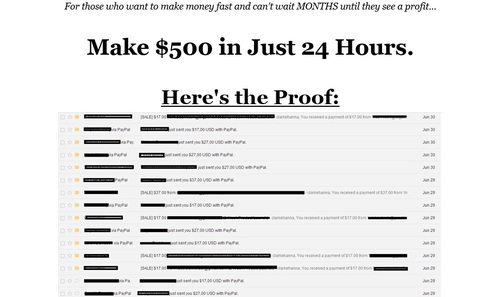 Product picture Make $500 in 24 hours and huge bonus